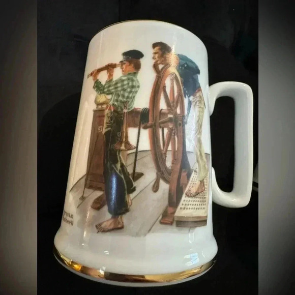 Norman Rockwell Collectors Mug Set Vintage - Picture 5 of 14